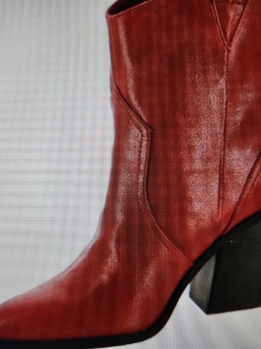 DV by Dolce Vita Red "Nazareth" Western Booties. NIB. Size 7.5 - Picture 11 of 12
